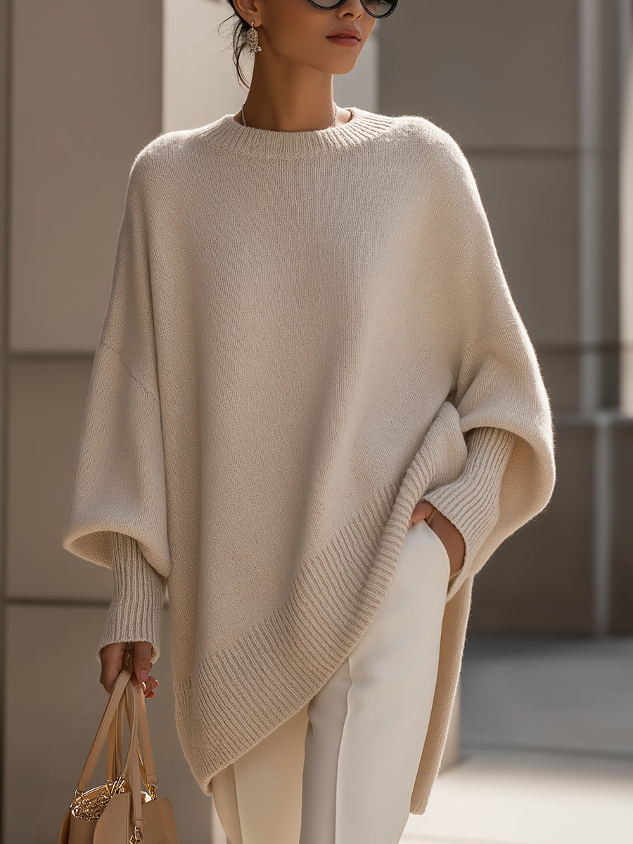 Mandy – Enkel Elegance Överdimensionerad Poncho